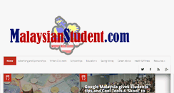 Desktop Screenshot of malaysianstudent.com