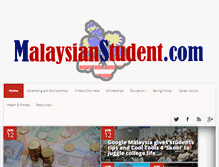 Tablet Screenshot of malaysianstudent.com